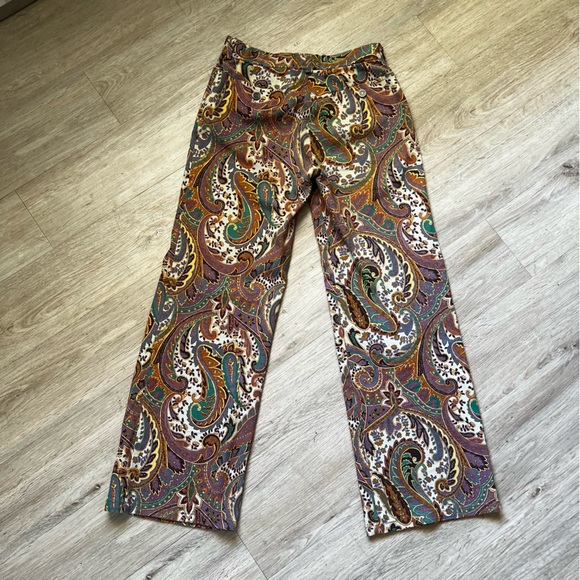 Vintage Y2K Marc Jacobs LOOK Boho Paisley High Rise Pants - Picture 10 of 11